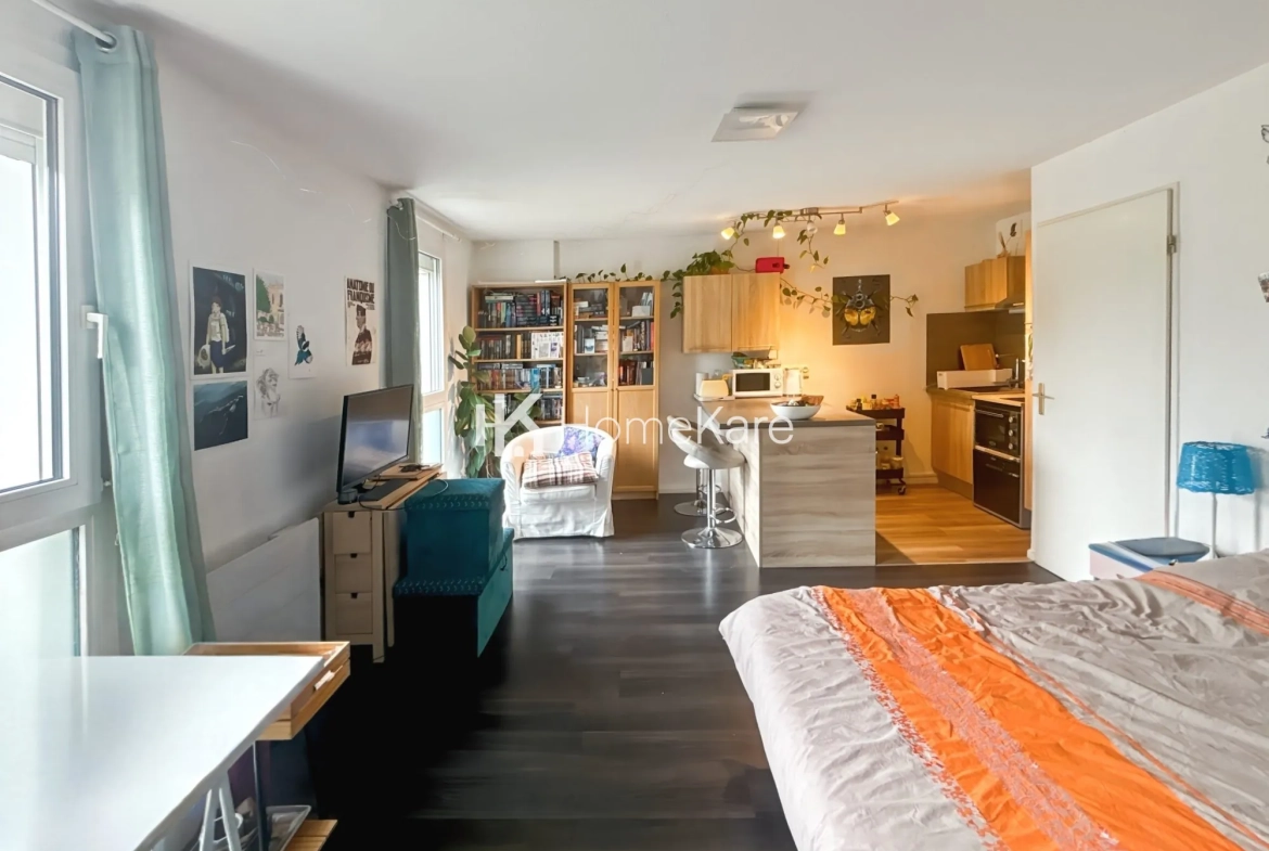 Bel appartement T1 bis lumineux avec parking à Toulouse La Cépière 