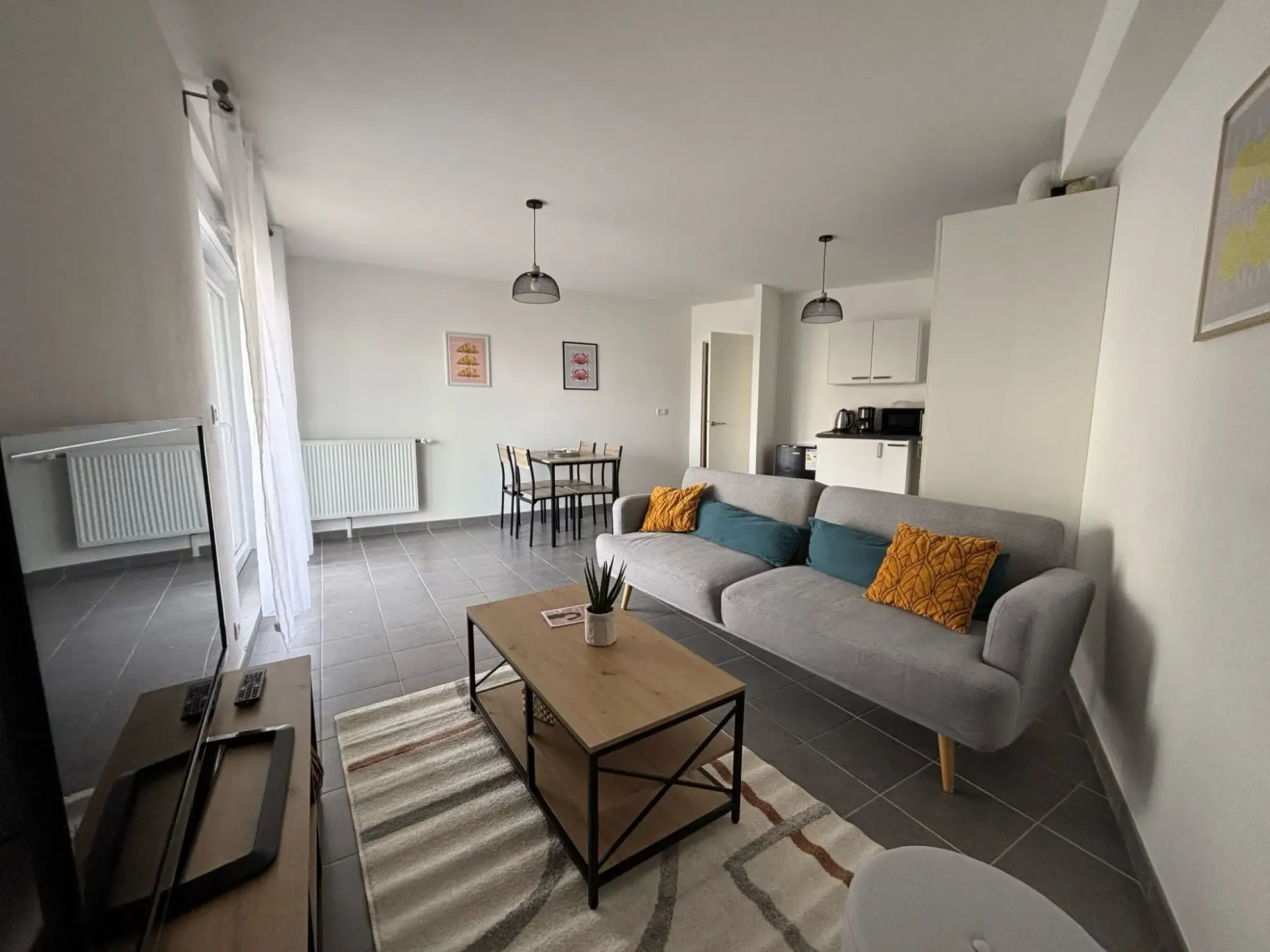 Appartement 62 m² à Brest, résidence sécurisée avec terrasse et garage 