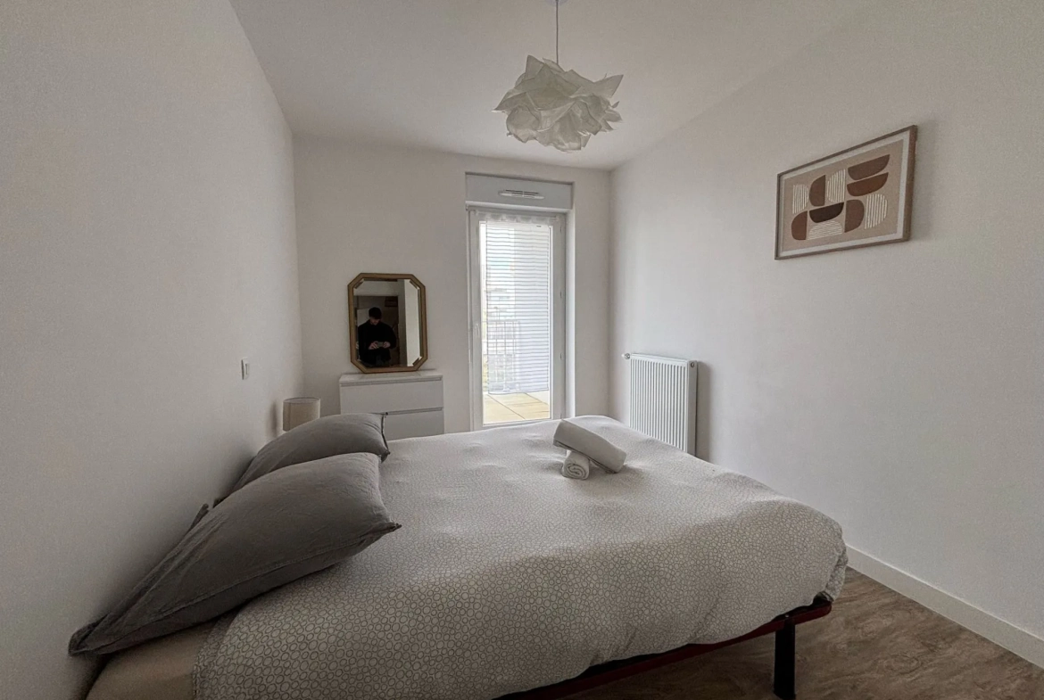 Appartement 62 m² à Brest, résidence sécurisée avec terrasse et garage 