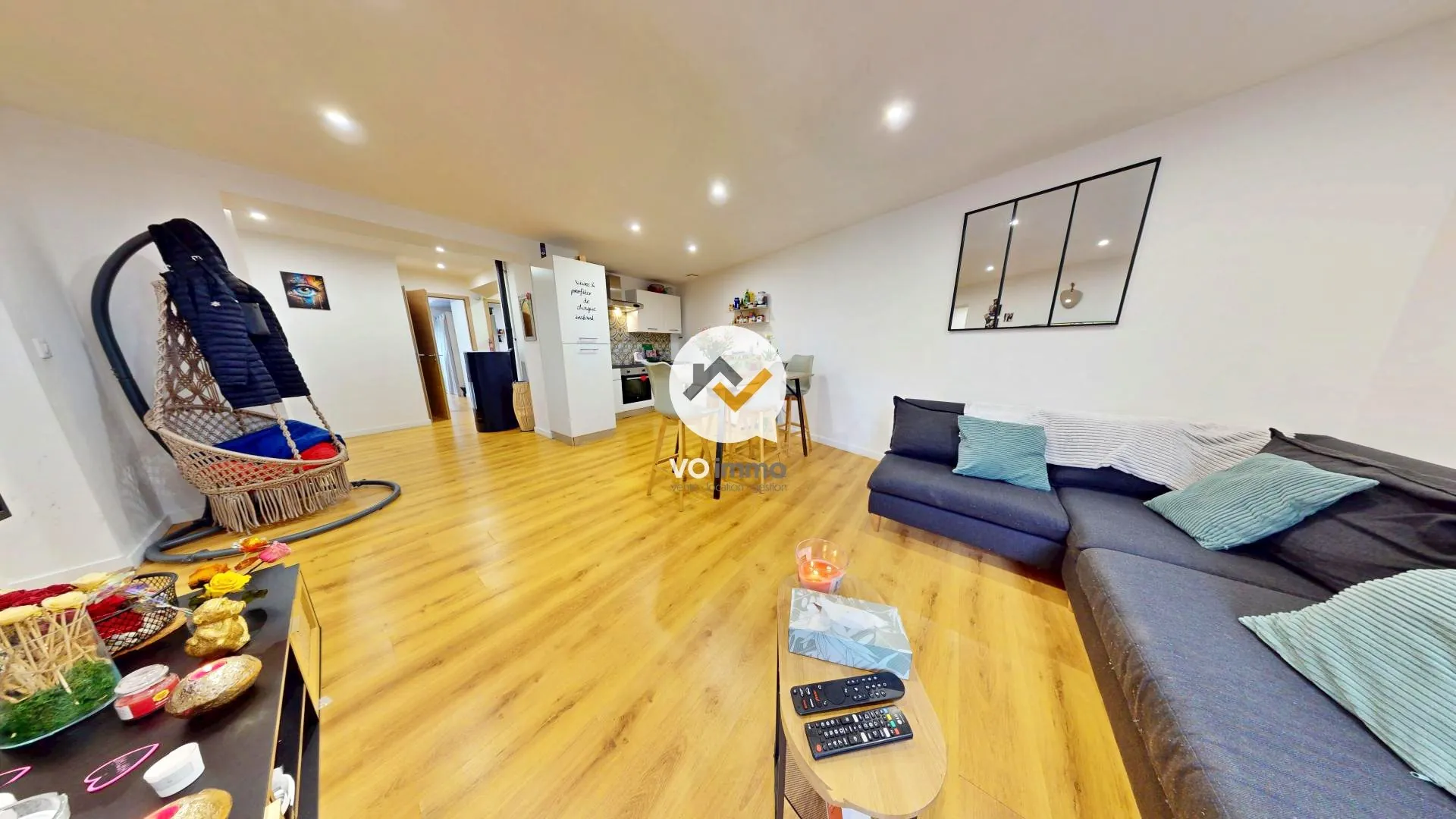 Appartement T3 de luxe avec jardin et terrasse à Guebwiller 