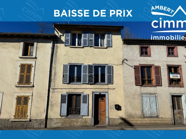 Maison de ville à Ambert de 84 m² avec terrasse proche commodités