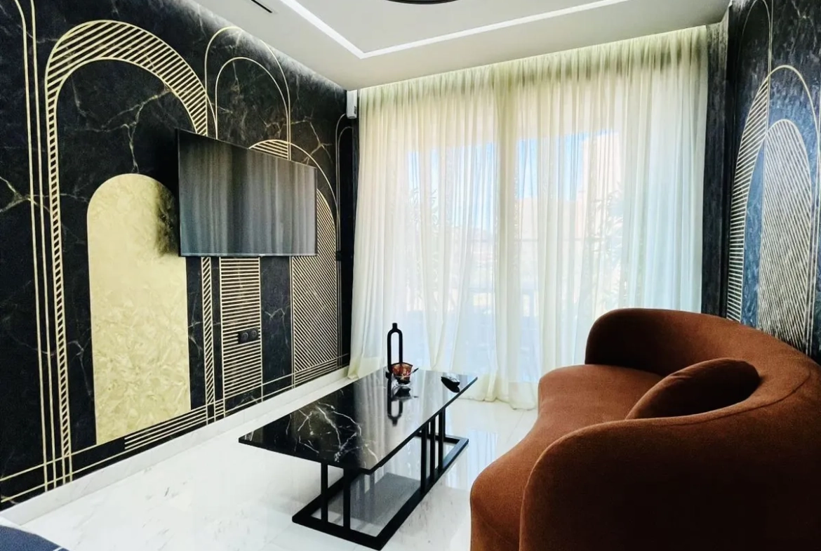 Vente appartement T2 meublé avec piscine et parking à Marrakech 