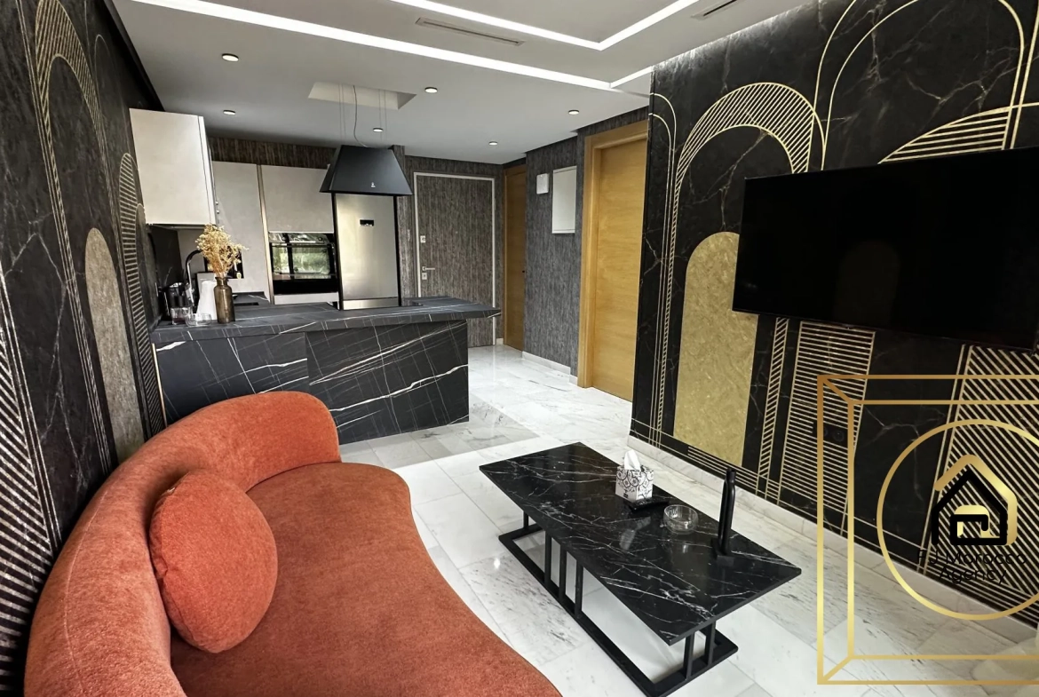 Vente appartement T2 meublé avec piscine et parking à Marrakech 