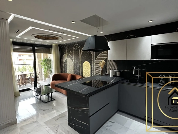 Vente appartement T2 meublé avec piscine et parking à Marrakech