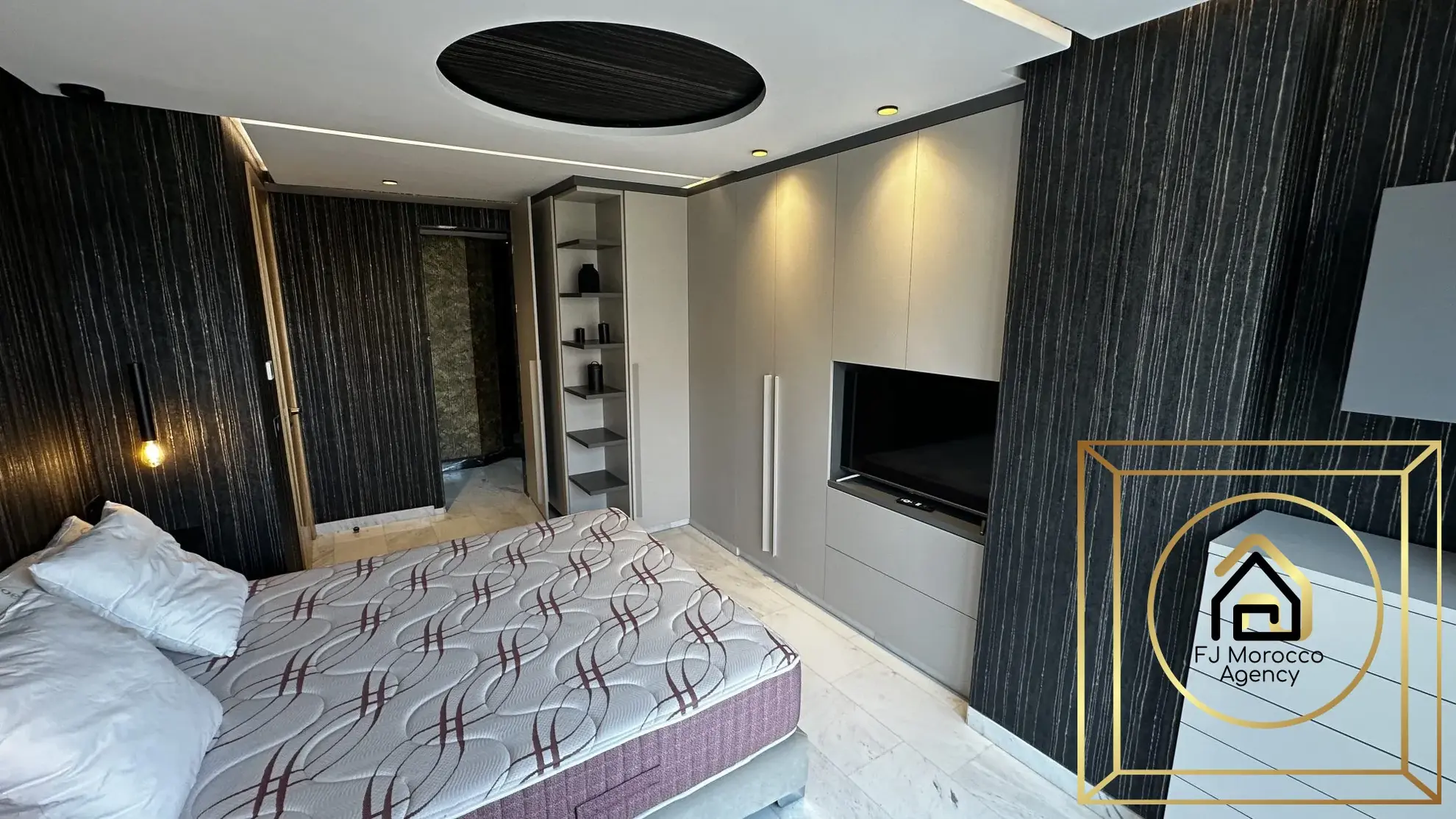 Vente appartement T2 meublé avec piscine et parking à Marrakech 