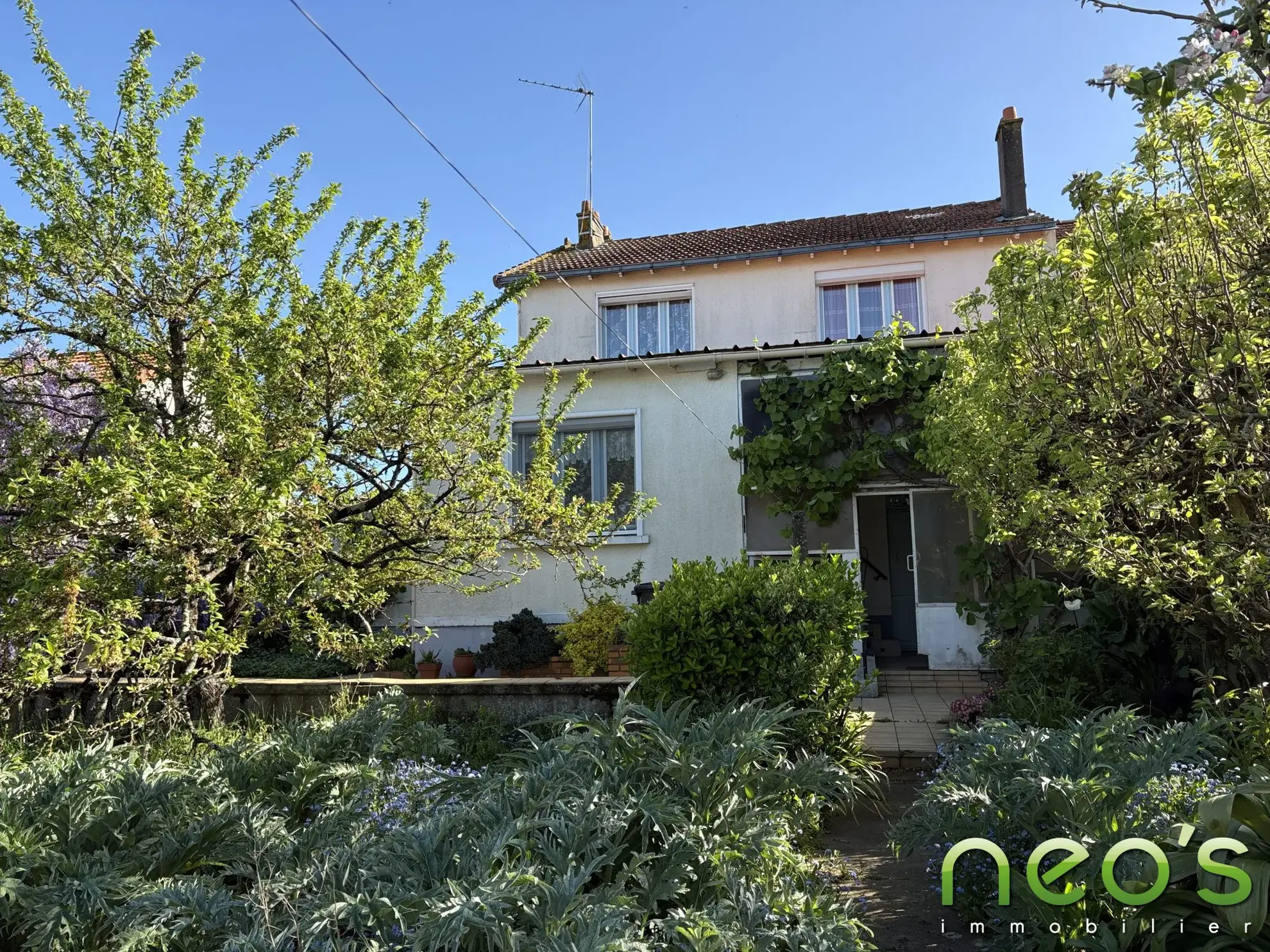 A vendre maison 95 m² avec terrain clos à Saint André de la Marche 