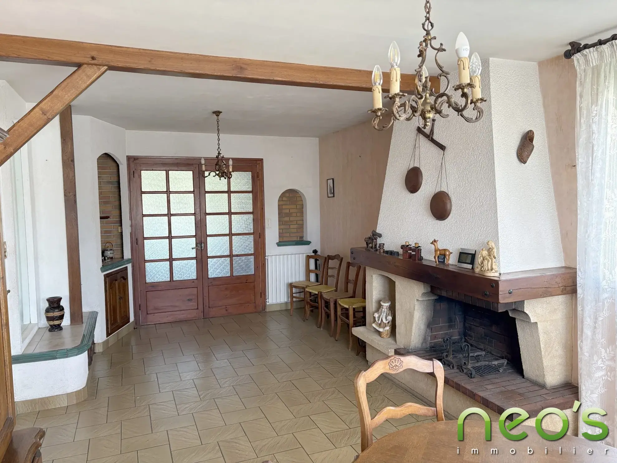A vendre maison 95 m² avec terrain clos à Saint André de la Marche 