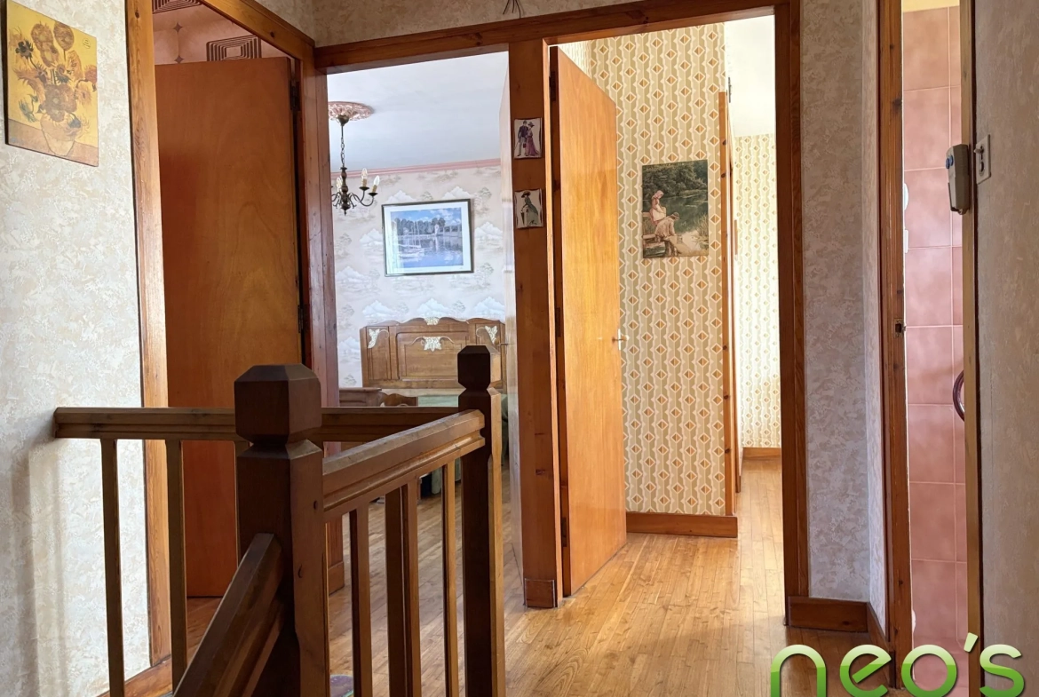 A vendre maison 95 m² avec terrain clos à Saint André de la Marche 