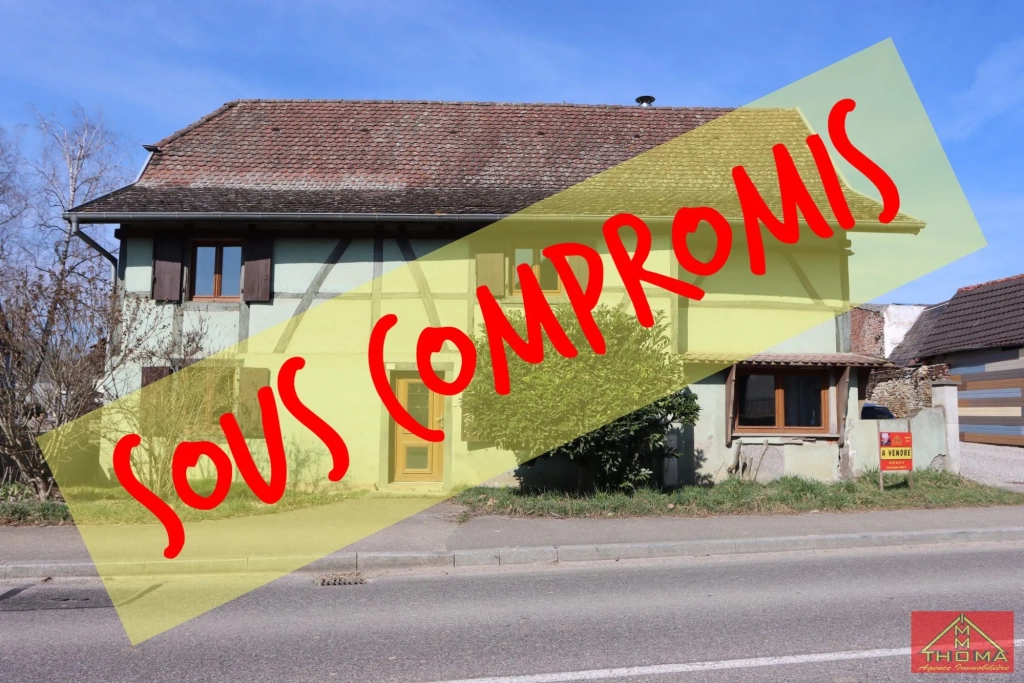 Charmante maison alsacienne de 1750 avec grand terrain à Tagsdorf