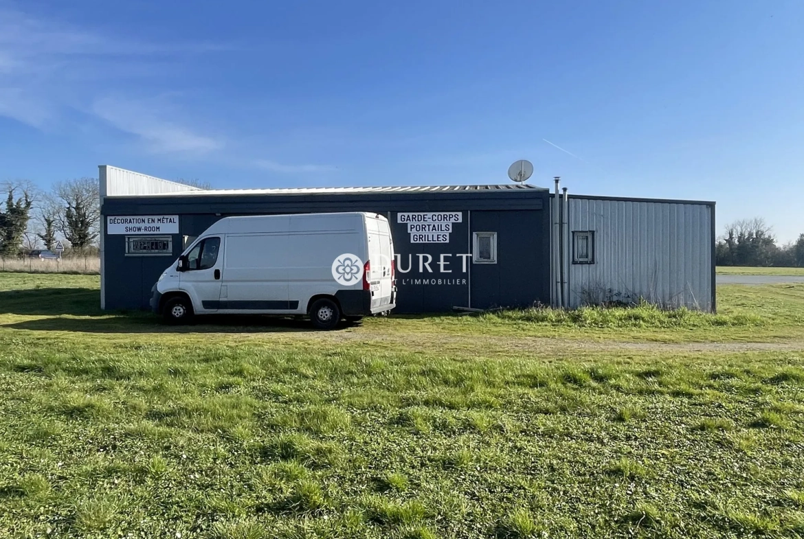 Local d'activité à vendre à Moreilles, proximité Luçon – 160 m² avec terrain de 1859 m² 