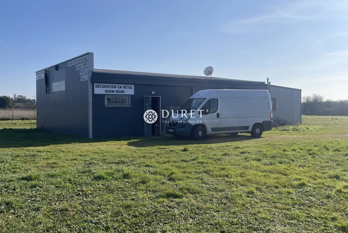 Local d'activité à vendre à Moreilles, proximité Luçon – 160 m² avec terrain de 1859 m² 
