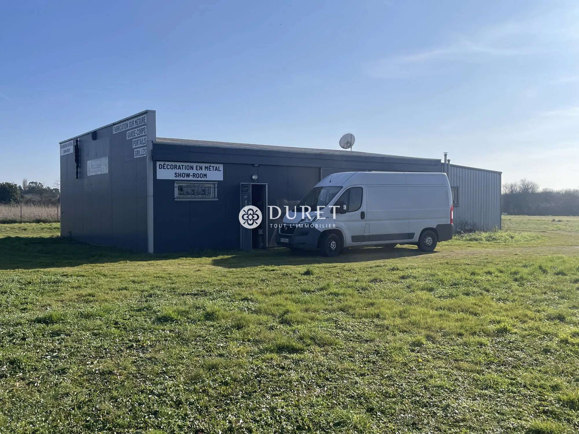 Local d'activité à vendre à Moreilles, proximité Luçon – 160 m² avec terrain de 1859 m² 