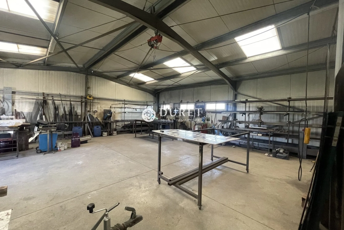 Local d'activité à vendre à Moreilles, proximité Luçon – 160 m² avec terrain de 1859 m² 