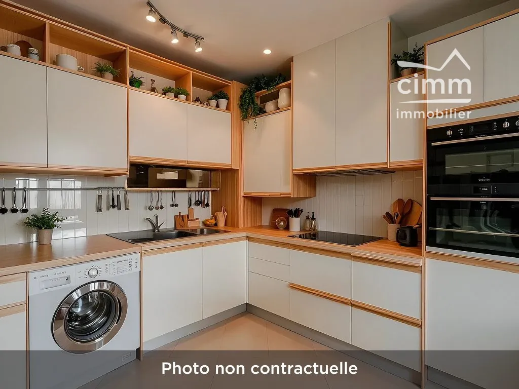T2 lumineux de 45m² à Fontaine avec parking et cave, investissement ou résidence principale 