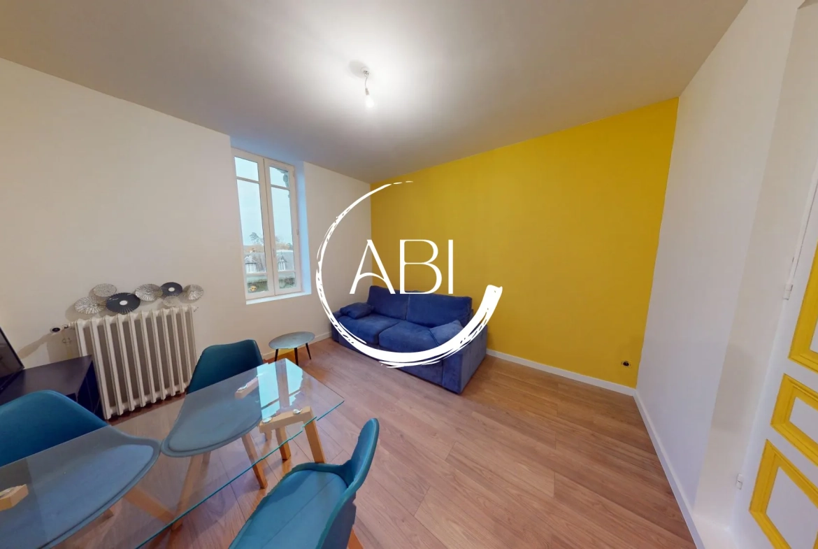 Appartement 2 pièces rénové de 39 m² à Bagnoles de l'Orne, résidence calme 