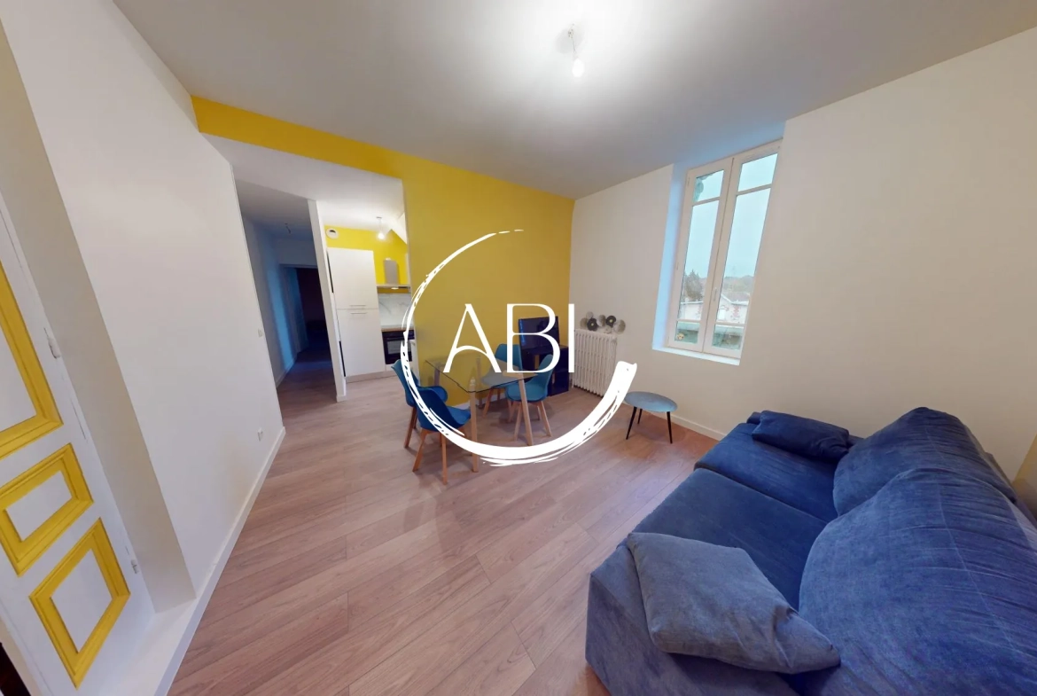 Appartement 2 pièces rénové de 39 m² à Bagnoles de l'Orne, résidence calme 