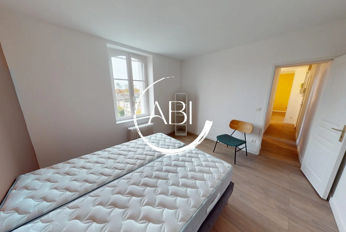 Appartement 2 pièces rénové de 39 m² à Bagnoles de l'Orne, résidence calme 