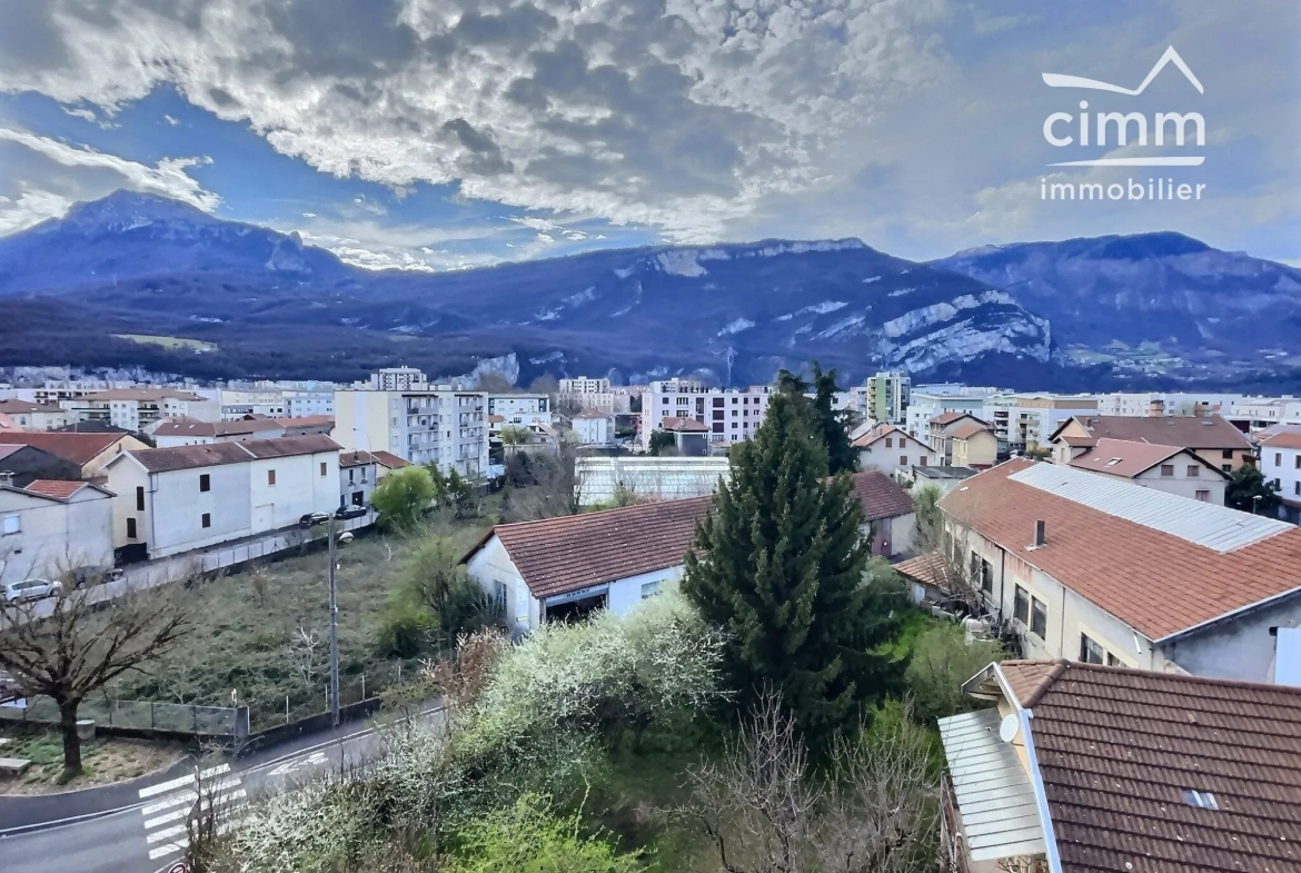 Achat Appartement 3 Pièces à Fontaine avec Vue sur Vercors et Belledonne 