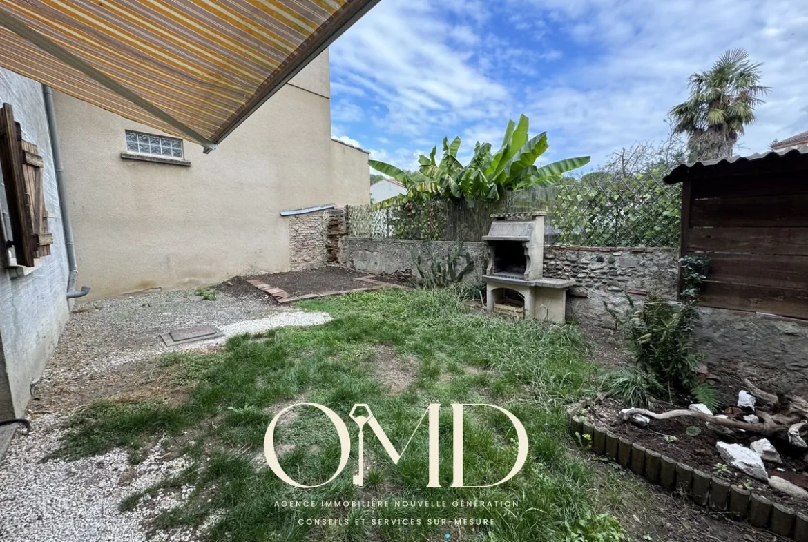 Maison mitoyenne à rénover de 91,18 m² à Marquefave – Proche commodités 