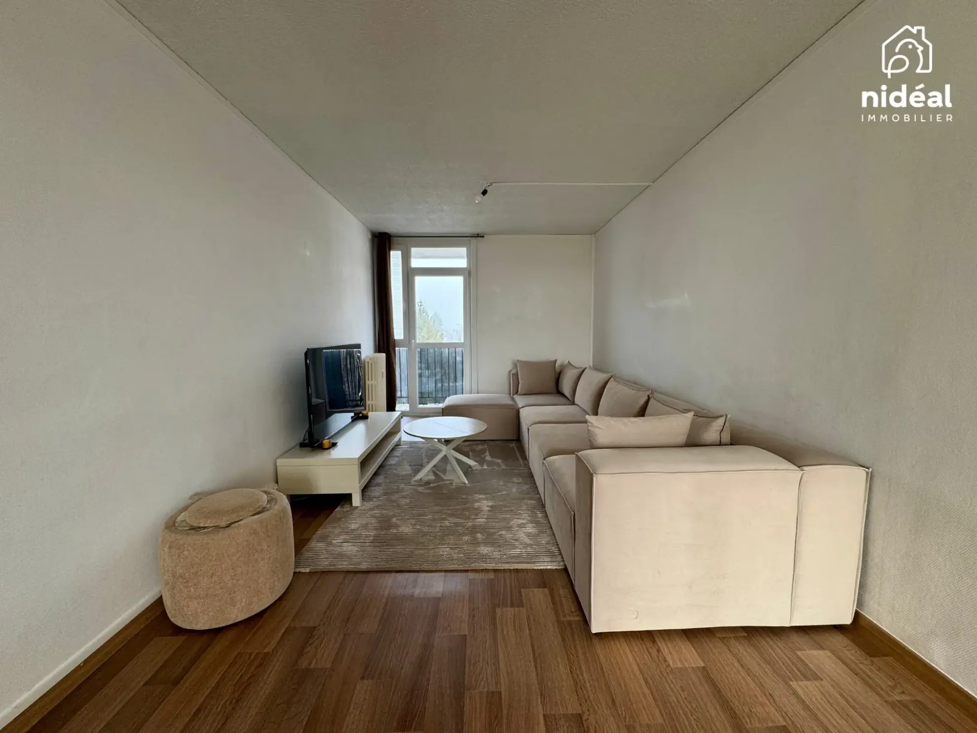 Appartement rénové de 66 m² avec balcon et garage à Maubeuge 