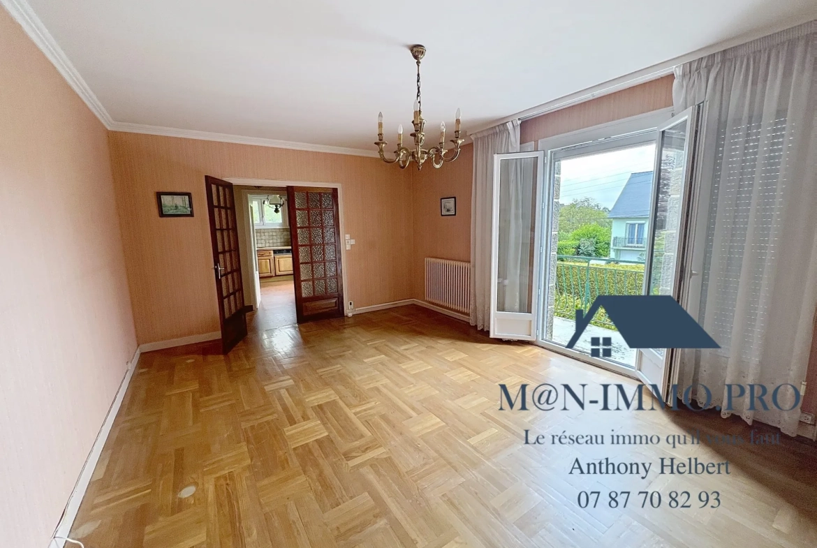 Maison familiale à Quessoy centre bourg - 115 m² avec sous-sol et potentiel d'aménagement 