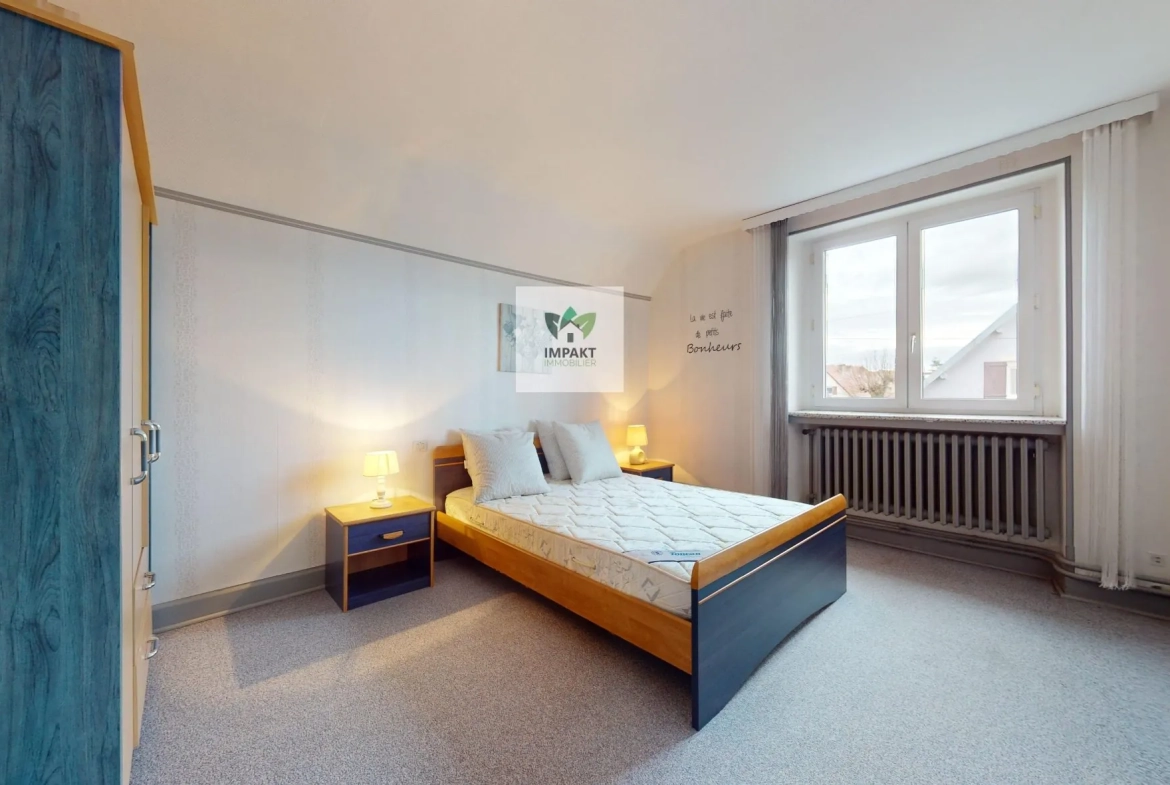 Belle maison 5 pièces avec sous-sol et terrain à Belfort 