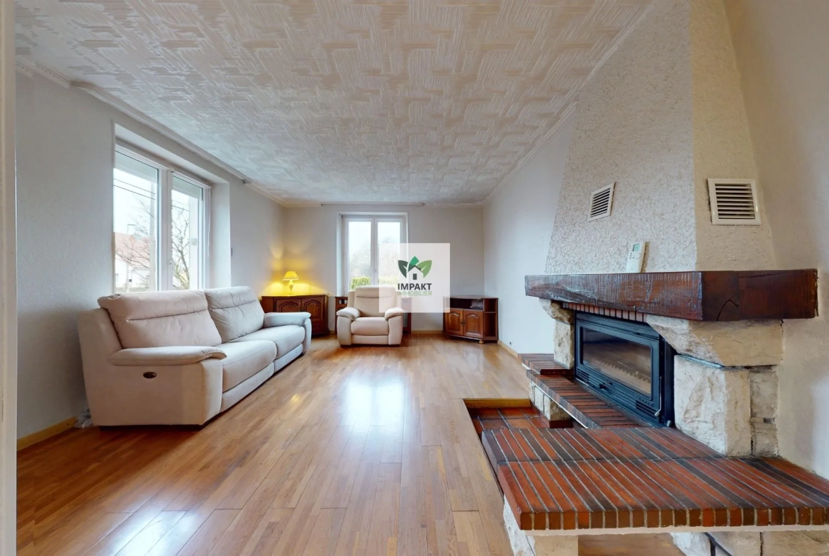 Belle maison 5 pièces avec sous-sol et terrain à Belfort 
