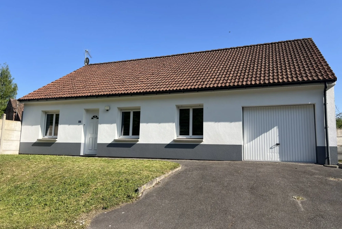 Maison à vendre à Divion - 88 m², 3 chambres, terrasse, proche commodités 
