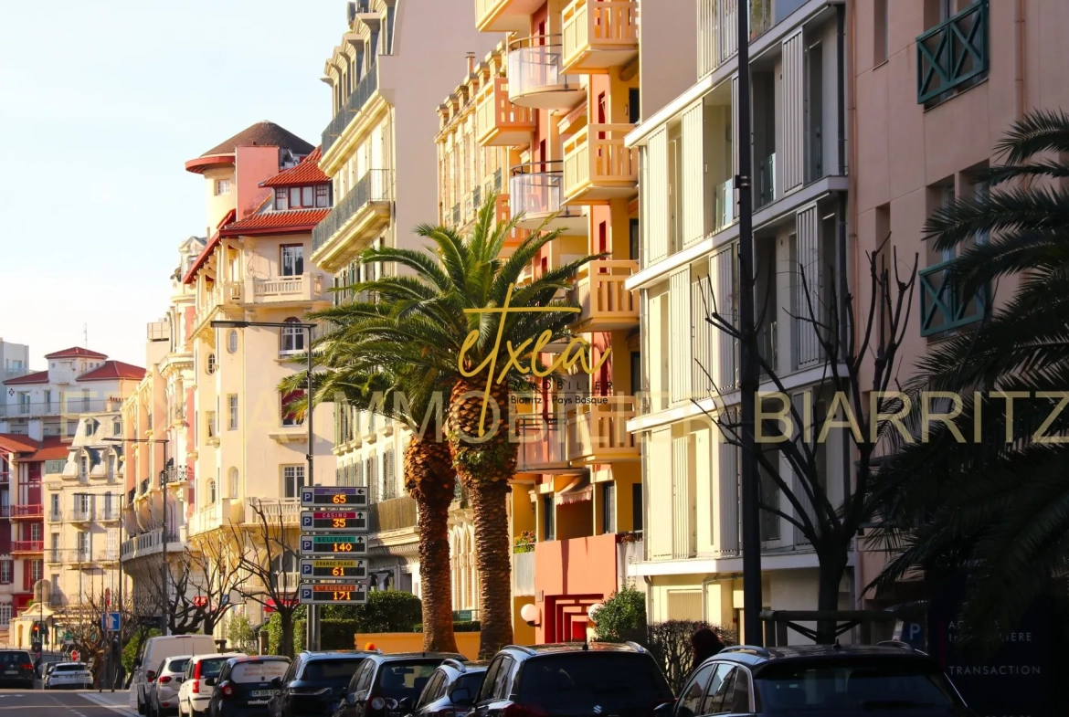 Studio à Biarritz à 200m de la plage avec parking – Idéal investissement locatif 