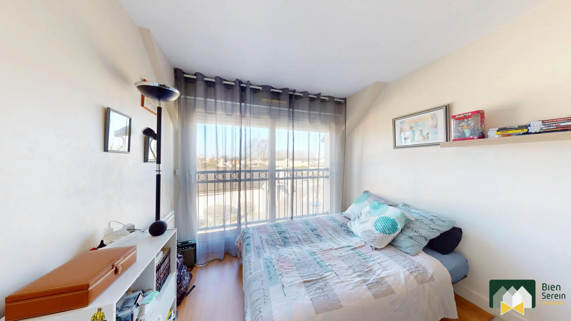 Appartement lumineux avec balcon, garage et proche commodités au Coudray 