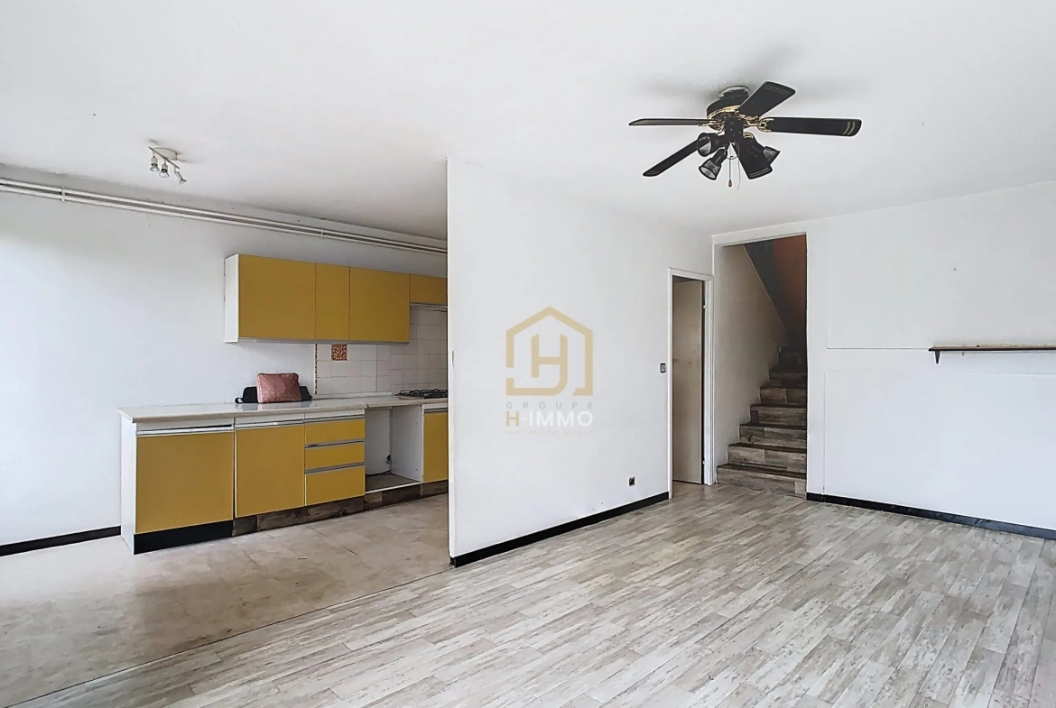 Appartement T4 duplex avec garage à Grenoble Villeneuve – Opportunité à saisir 