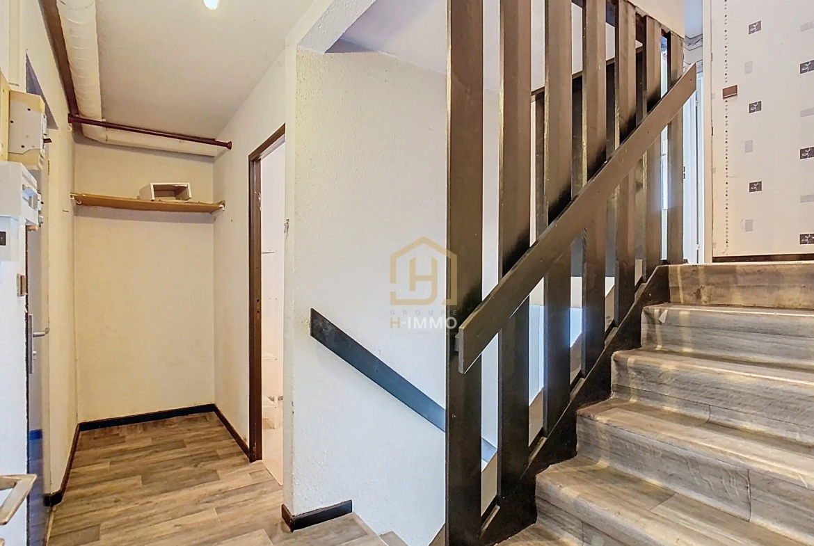 Appartement T4 duplex avec garage à Grenoble Villeneuve – Opportunité à saisir 