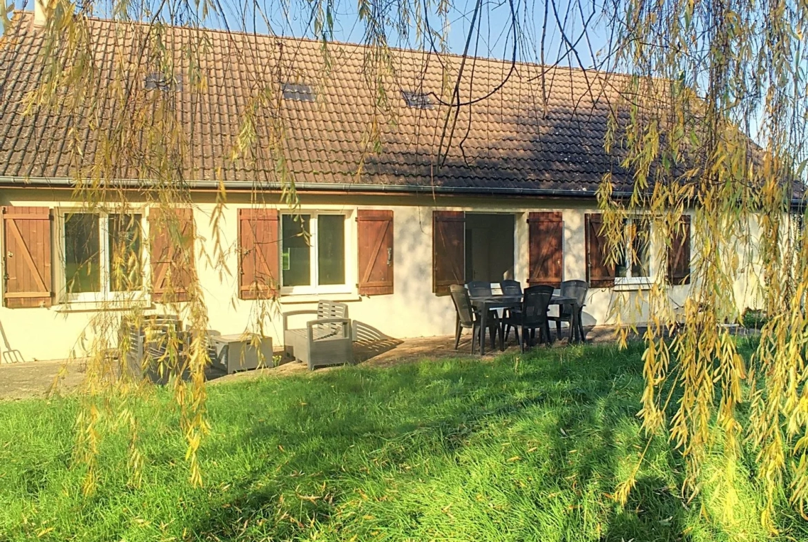À vendre maison de plain-pied avec 3 chambres à Varennes Changy (45290) 