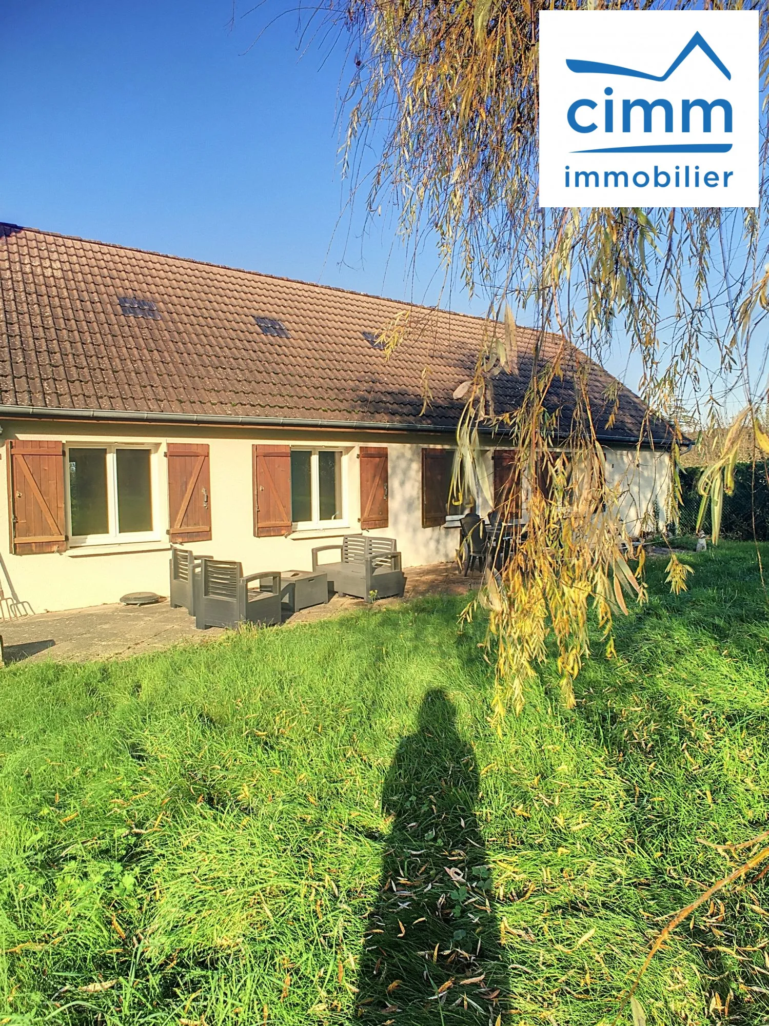 À vendre maison de plain-pied avec 3 chambres à Varennes Changy (45290) 