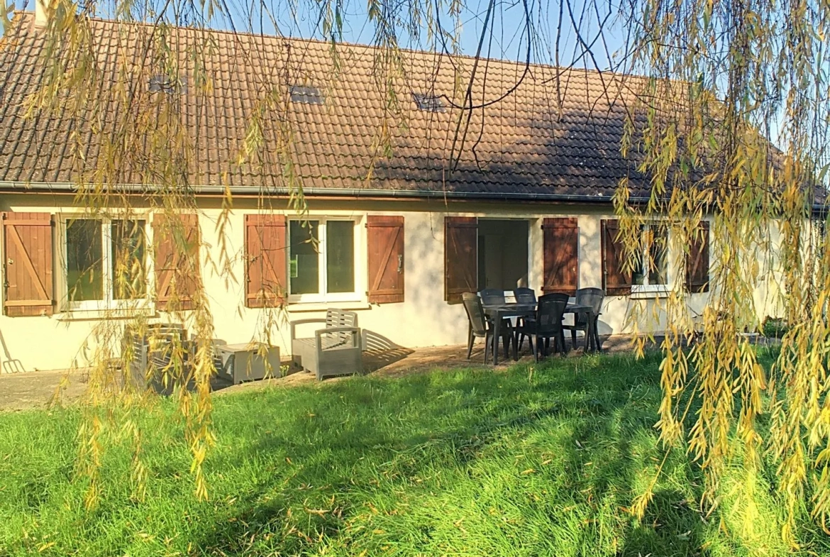 À vendre maison de plain-pied avec 3 chambres à Varennes Changy (45290) 