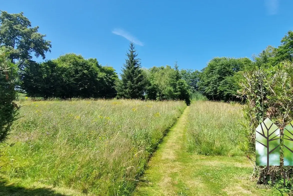 Maison de 3 chambres avec grand jardin à Genouillac, proche de la nature 