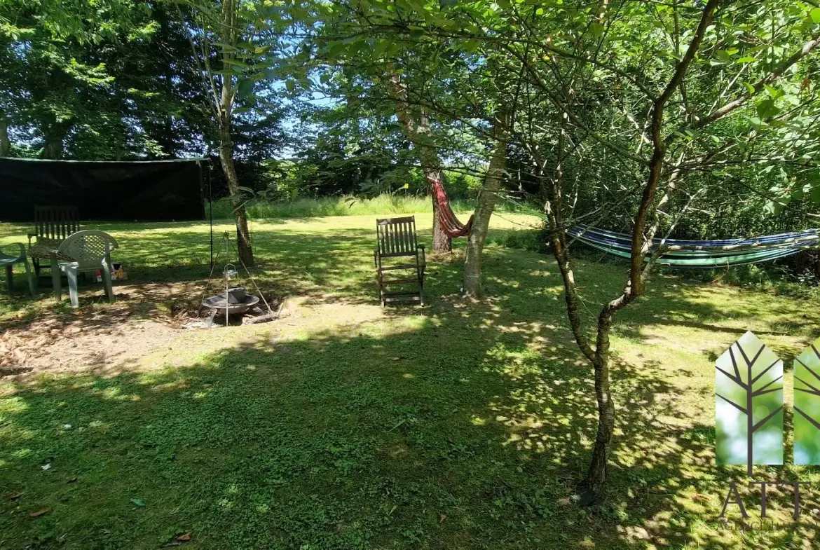 Maison de 3 chambres avec grand jardin à Genouillac, proche de la nature 