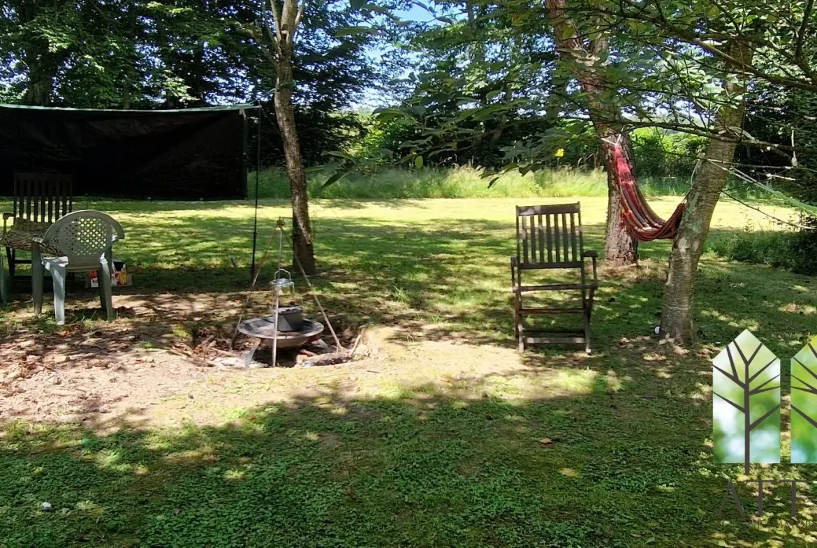 Maison de 3 chambres avec grand jardin à Genouillac, proche de la nature 