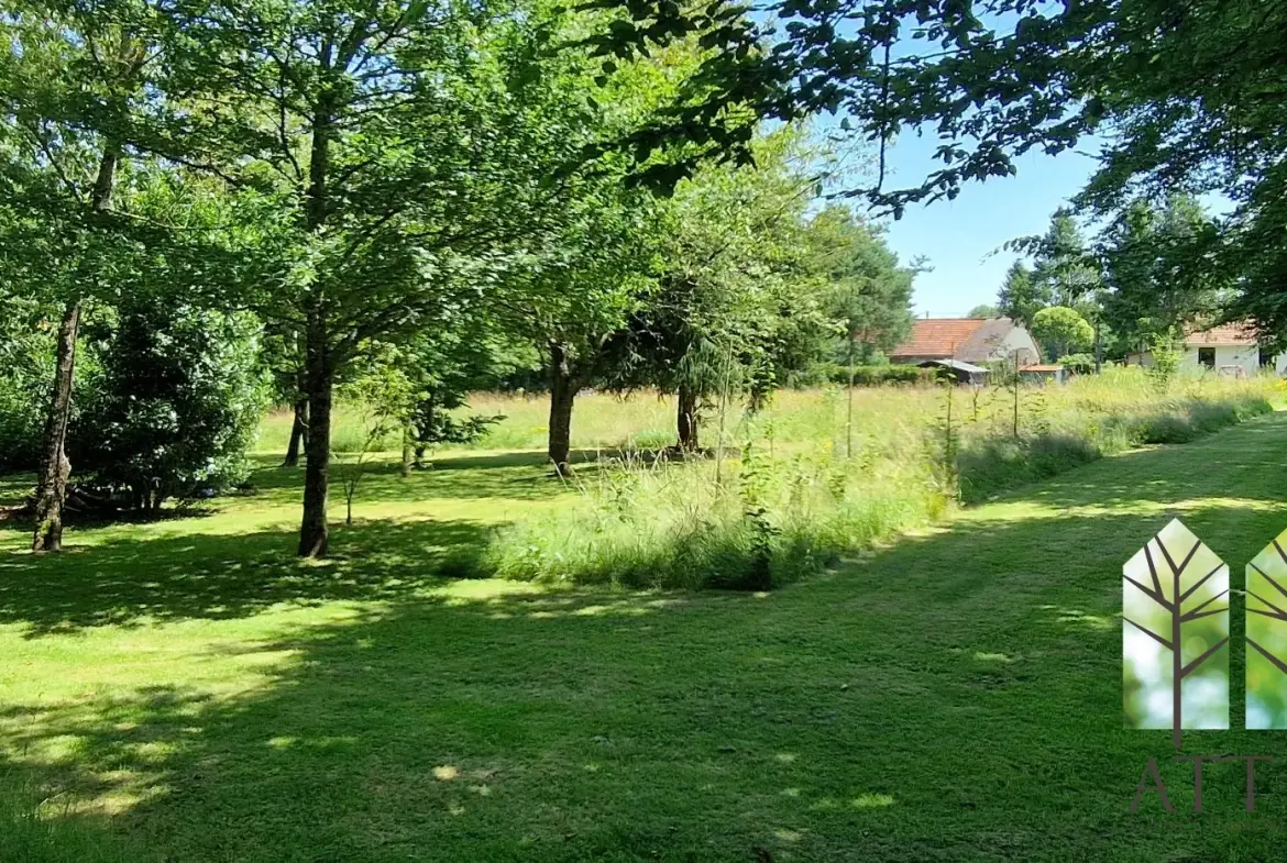 Maison de 3 chambres avec grand jardin à Genouillac, proche de la nature 