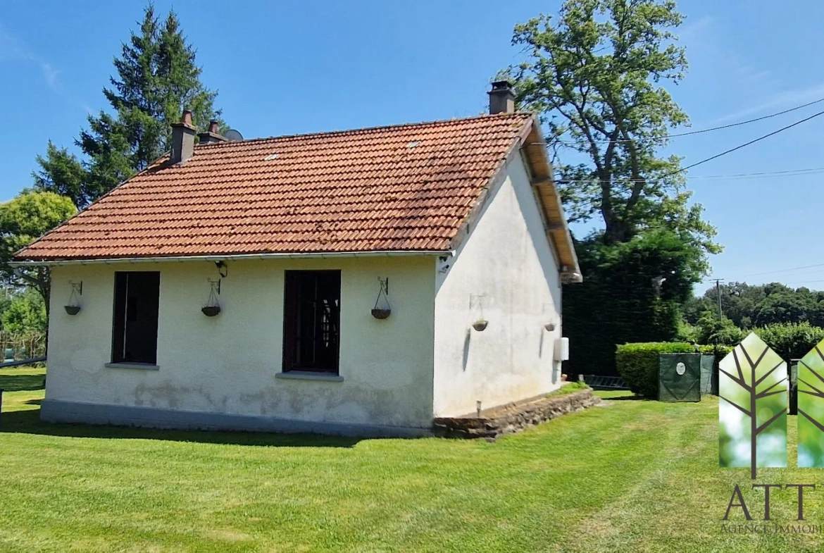Maison de 3 chambres avec grand jardin à Genouillac, proche de la nature 