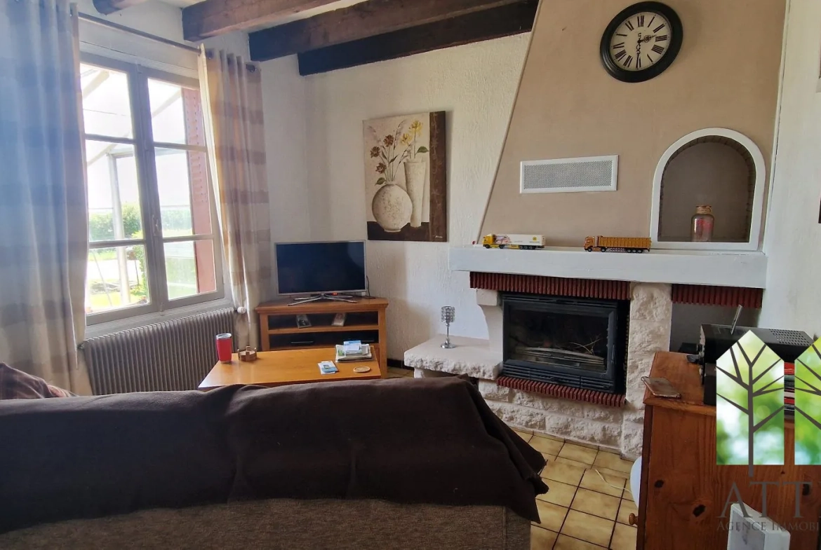 Maison de 3 chambres avec grand jardin à Genouillac, proche de la nature 