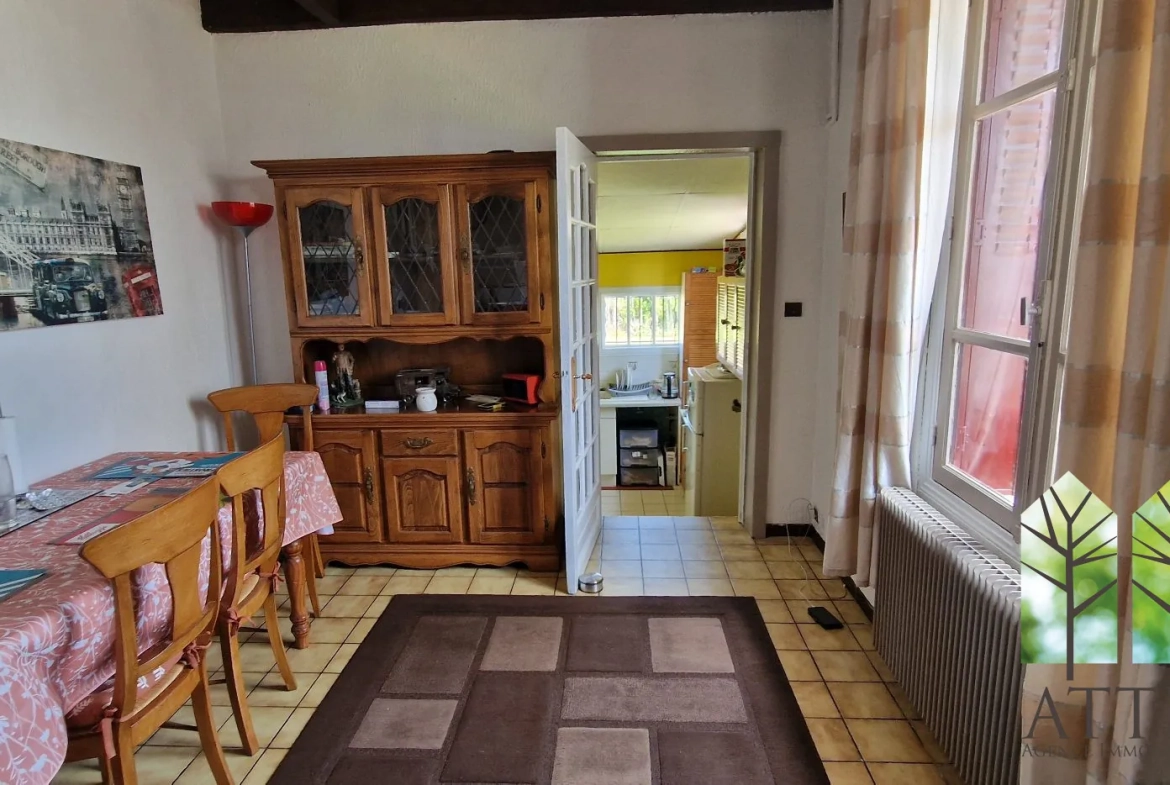 Maison de 3 chambres avec grand jardin à Genouillac, proche de la nature 