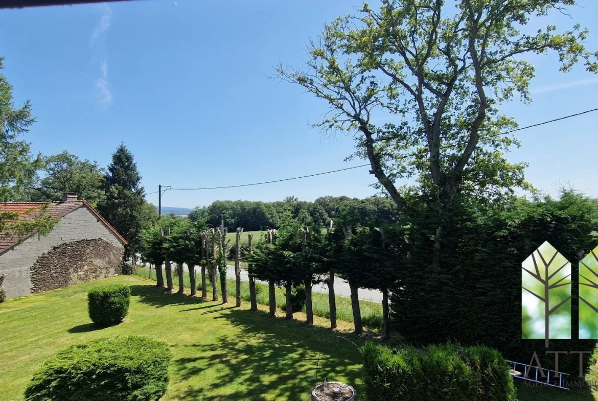 Maison de 3 chambres avec grand jardin à Genouillac, proche de la nature 
