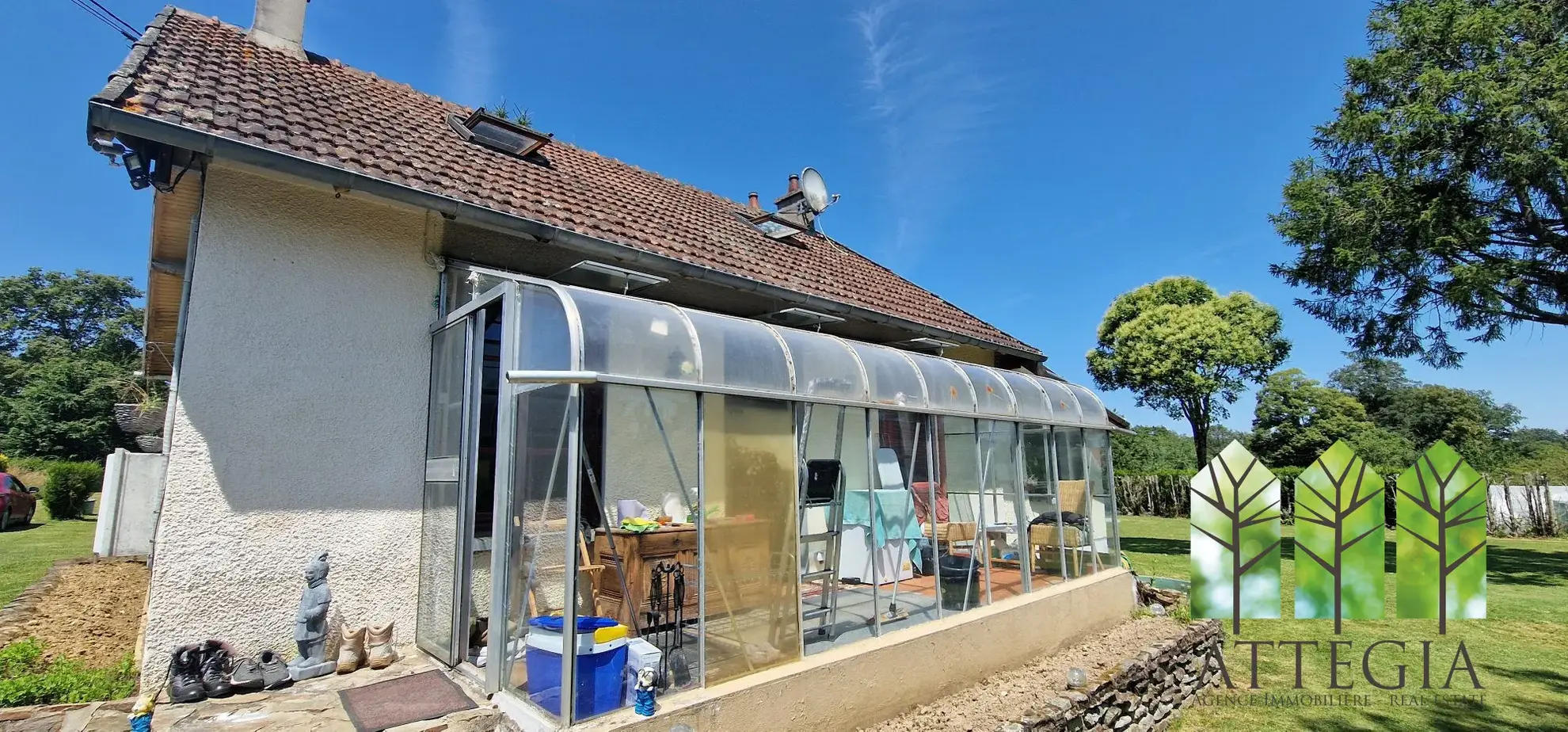 Maison de 3 chambres avec grand jardin à Genouillac, proche de la nature 