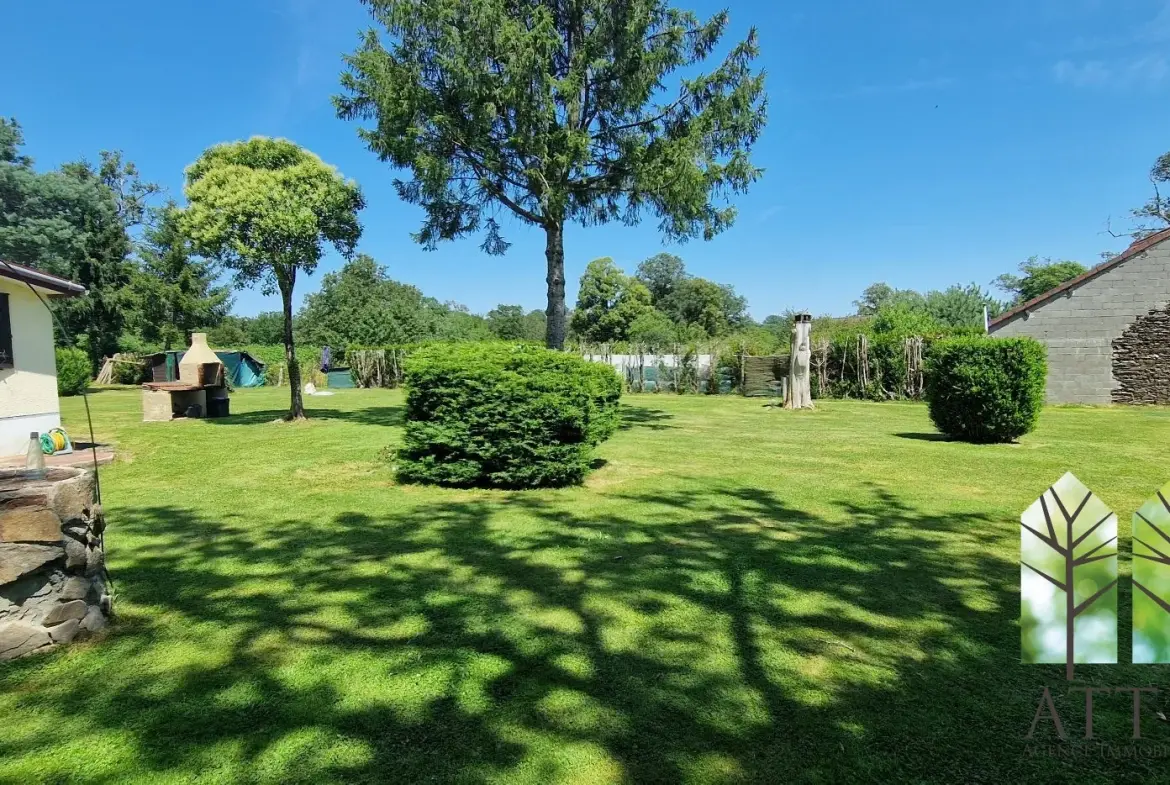 Maison de 3 chambres avec grand jardin à Genouillac, proche de la nature 