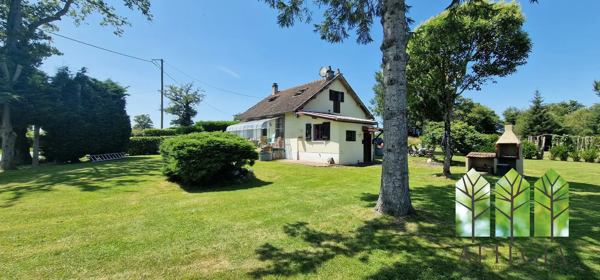 Maison de 3 chambres avec grand jardin à Genouillac, proche de la nature 