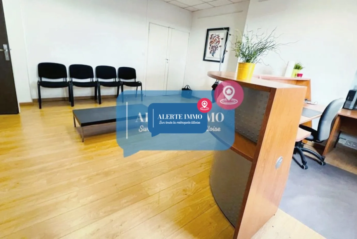 Ensemble de bureaux avec terrasse et parking sécurisé à Roubaix en vente 
