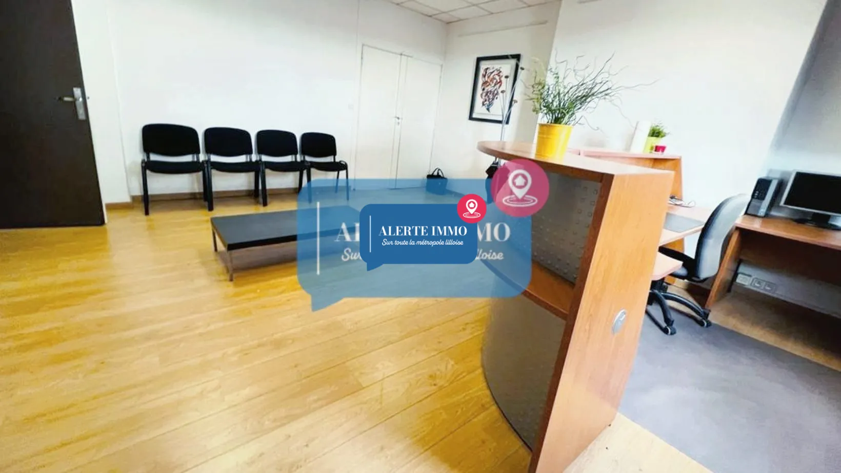 Ensemble de bureaux avec terrasse et parking sécurisé à Roubaix en vente 