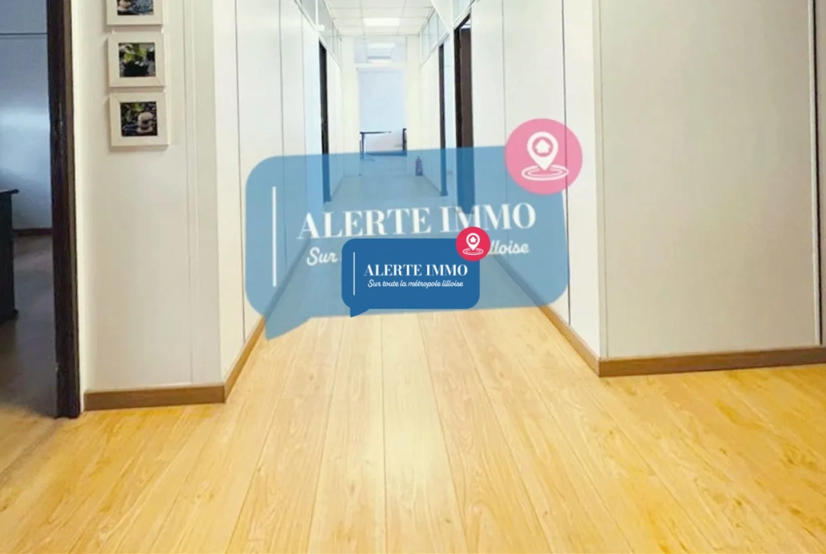 Ensemble de bureaux avec terrasse et parking sécurisé à Roubaix en vente 
