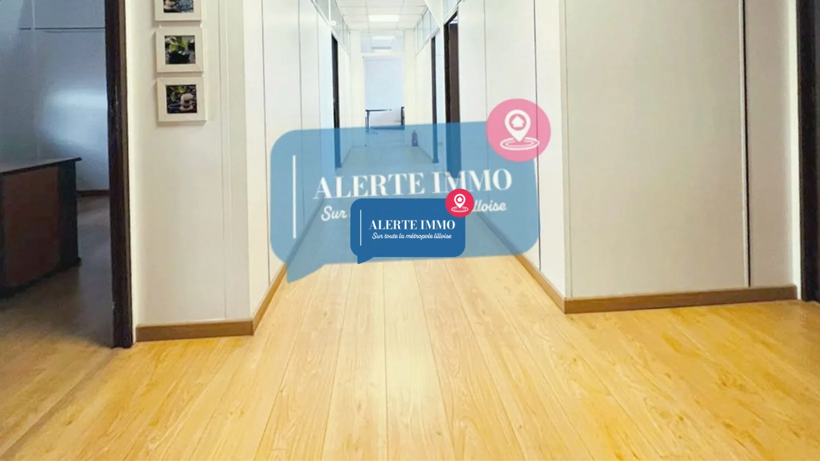 Ensemble de bureaux avec terrasse et parking sécurisé à Roubaix en vente 